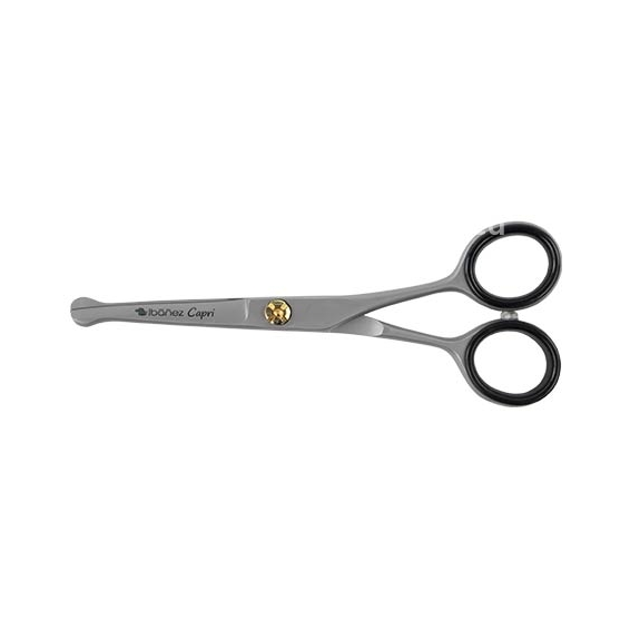Straight Microtoothed Scissors with round tip